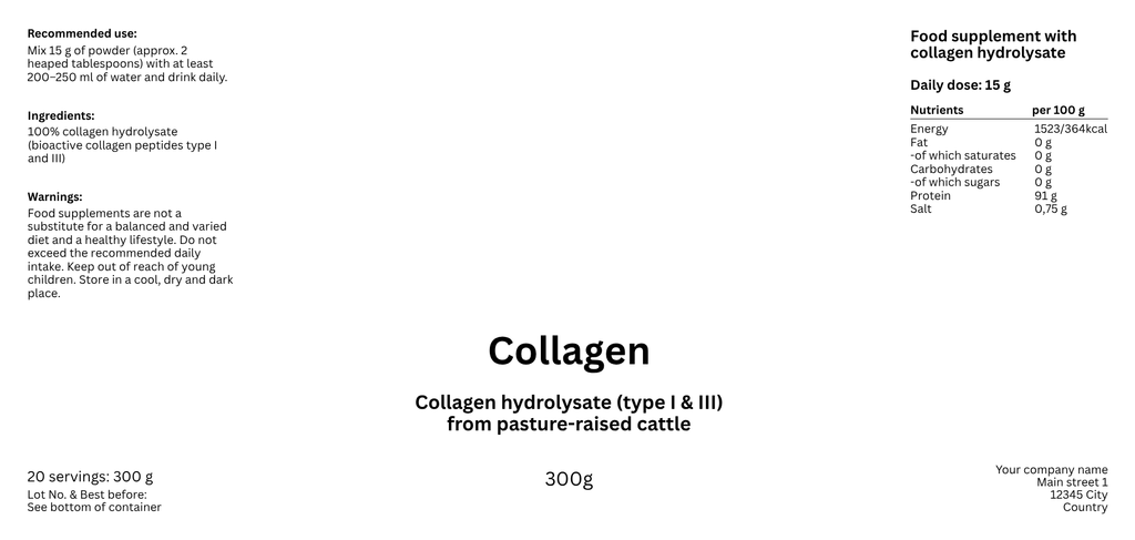 Nedvita Wellness Collagen Powder 300g
