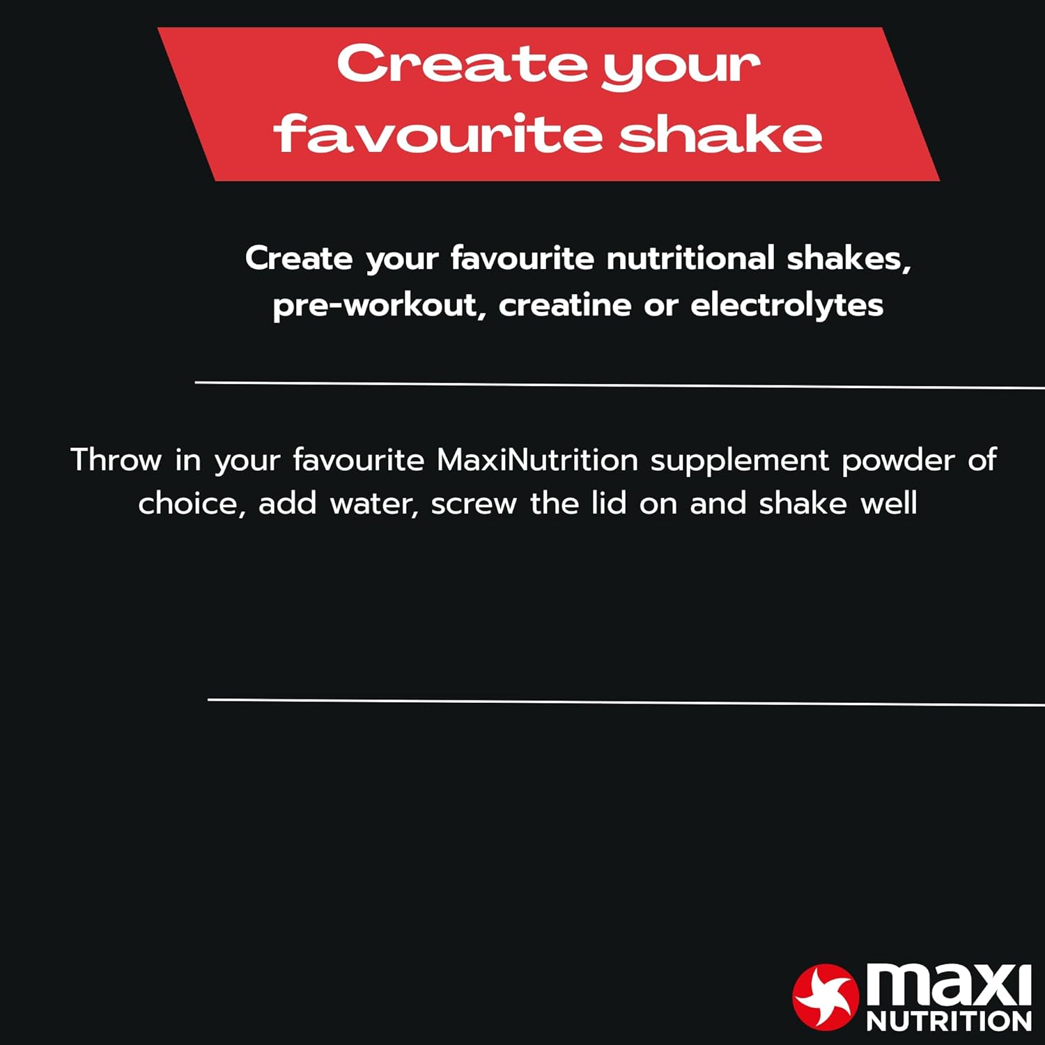 MaxiNutrition New Gen Premium Steel Shaker bottle 739ml- Screw Top with a Secure Seal for Shakes - Dishwasher Safe Sports Supplements Shaker. Ideal for Mixing Powdered Shakes & Creatine.