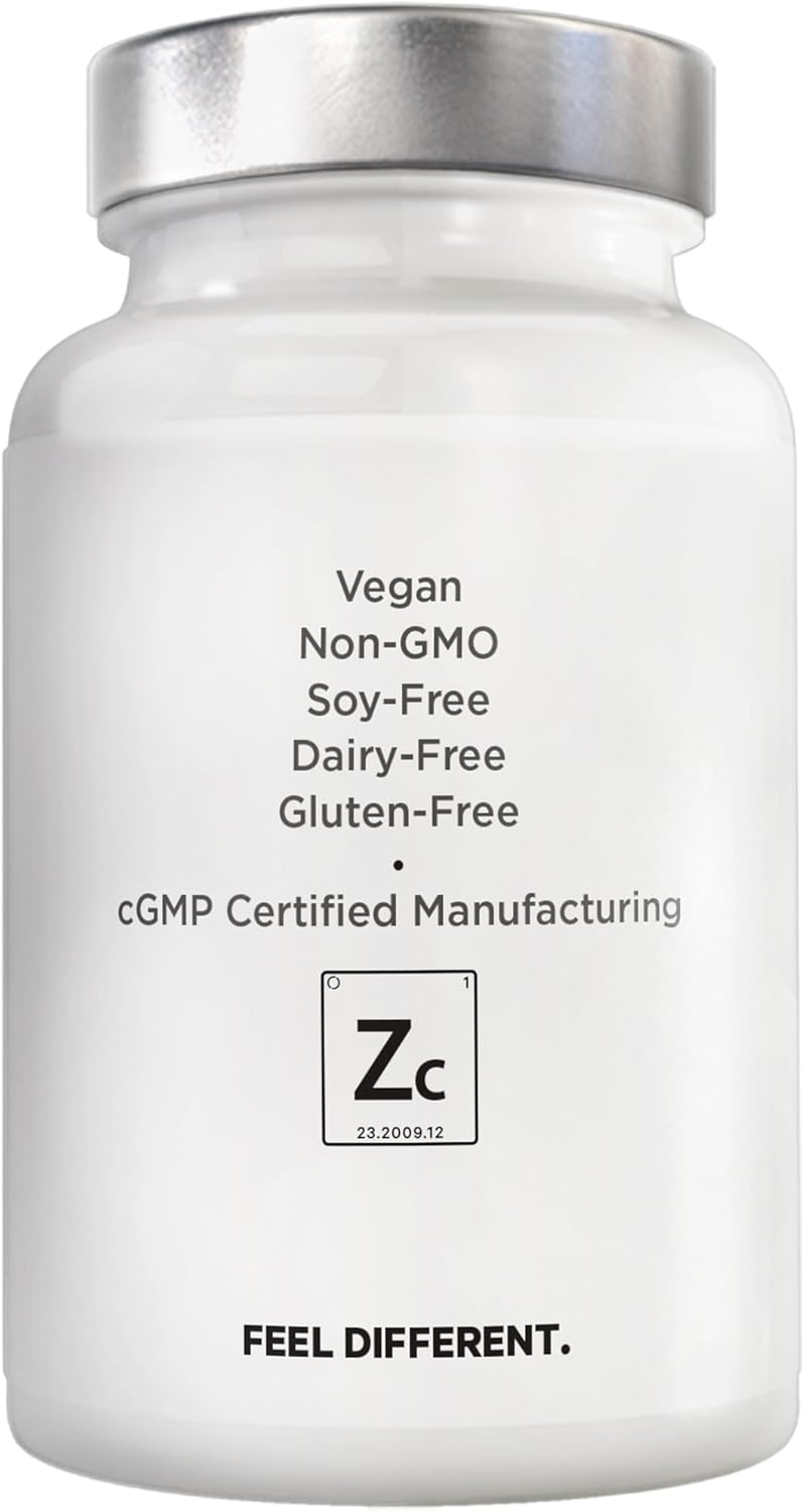 Zinc & Copper + Probiotics – 90 Capsules, 3 Month Supply, Vegan
