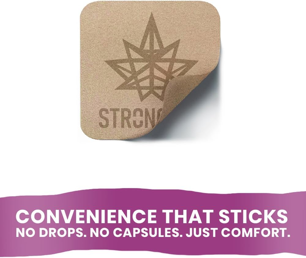 Menopause Supplements Patches – Stronglife Natural 60 Vitamin & Herbal Transdermal Patches for Women – High Absorption, Hormonal Balance - Menopause Relief & Perimenopause Support