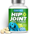 HIP and JOINT Supplements for Dogs | Glucosamine, Green Lipped Mussel, Chondroitin, MSM & Hyaluronic Acid | Mobility Support for Senior Dogs & Stiff Joints | Made in UK | 300 Tablets
