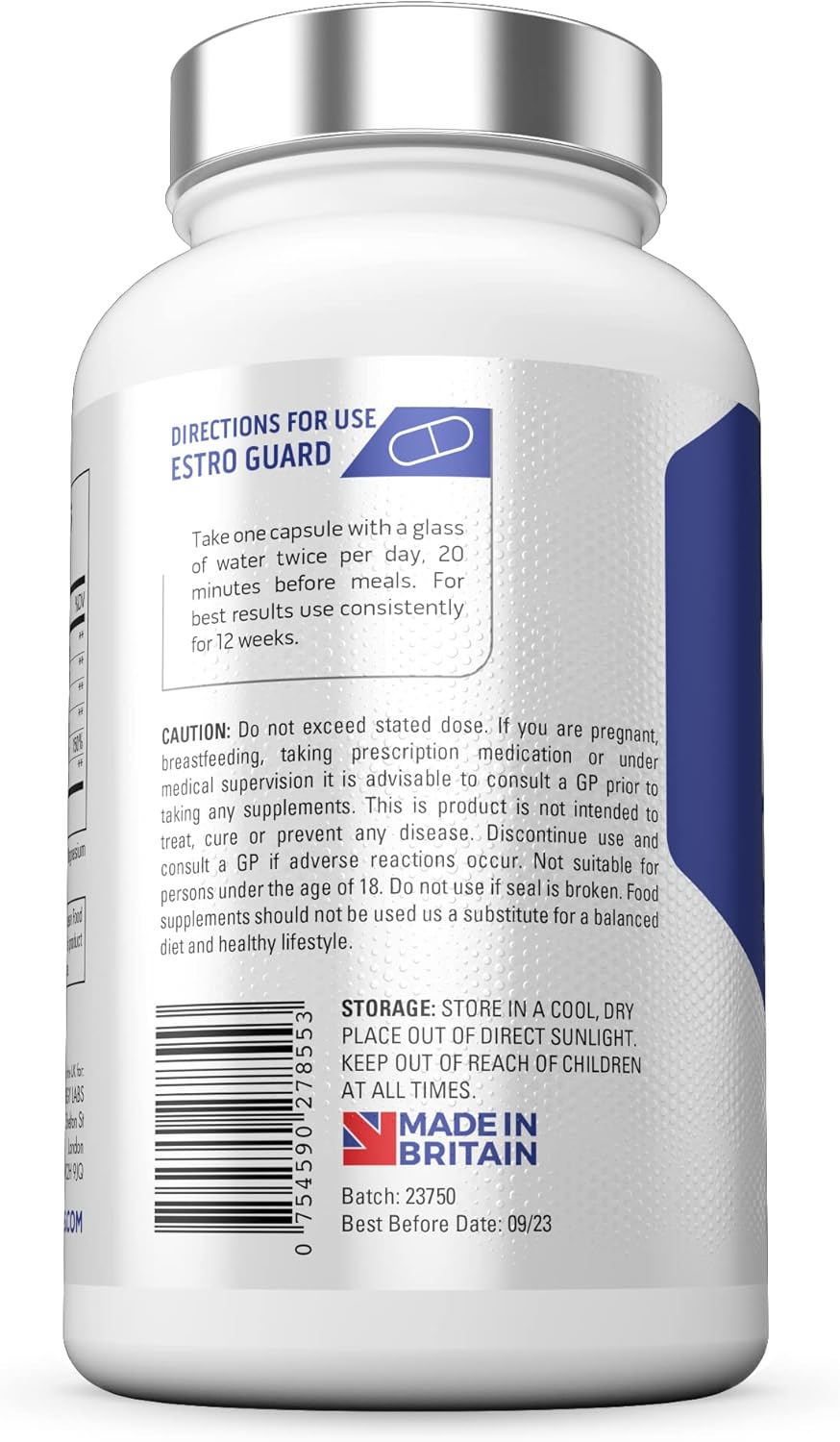 Estro Guard Estrogen Blocker for Men – 60 Vegan Capsules, Hormone Support