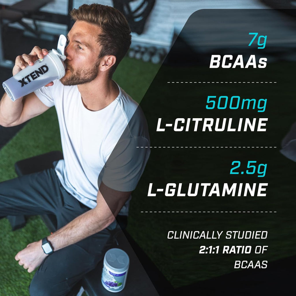 XTEND Original BCAA Powder Watermelon Explosion 90 Servings | 7g BCAAs Per Serving | Sugar Free Branched Chain Amino Acids and Electrolytes Powder for Post Workout Muscle Recovery and Hydration