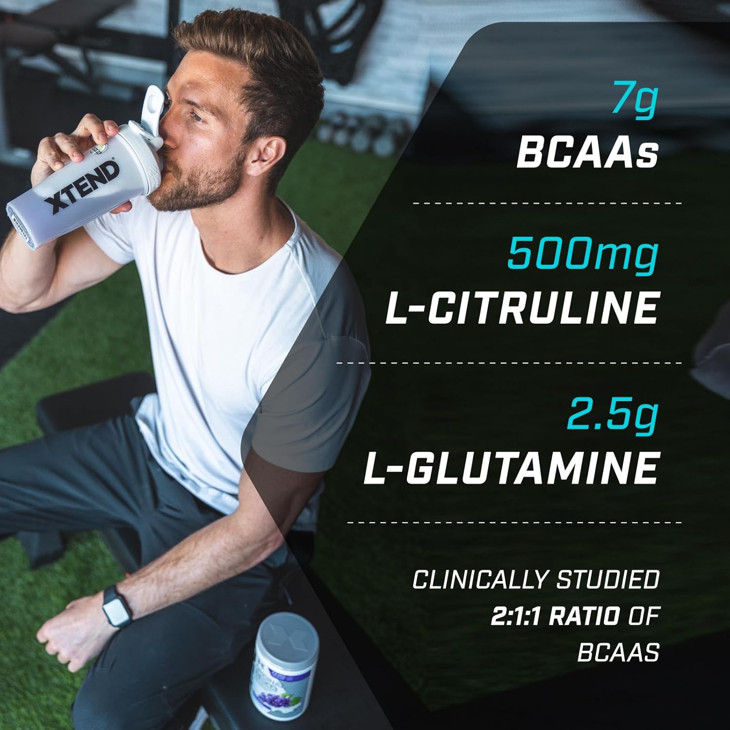 XTEND Original BCAA Powder Watermelon Explosion 90 Servings | 7g BCAAs Per Serving | Sugar Free Branched Chain Amino Acids and Electrolytes Powder for Post Workout Muscle Recovery and Hydration