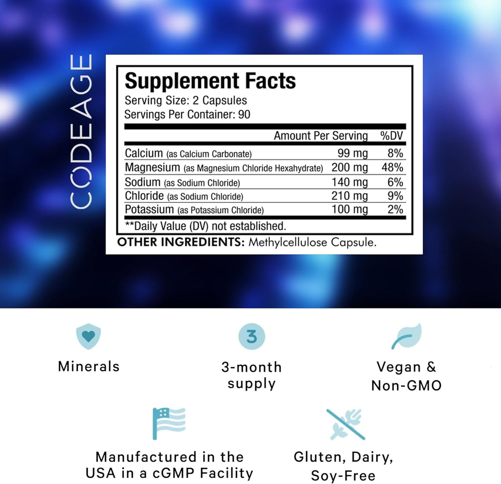 Keto Electrolytes Supplement – Vegan Electrolyte Tablets w Magnesium, Potassium, Calcium & Salt - Electrolyte Powder Salt Pills & Drink Hydration Supplements – Non-GMO, Keto Diet -180 Capsules