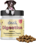 Drool Pet Products | Digestive Supplements for Dogs | Probiotics & Fibre for Dogs Gut Health | Natural Dog Digestive Supplements with Biotics for Stomach Relief | 180g (60 Chews)