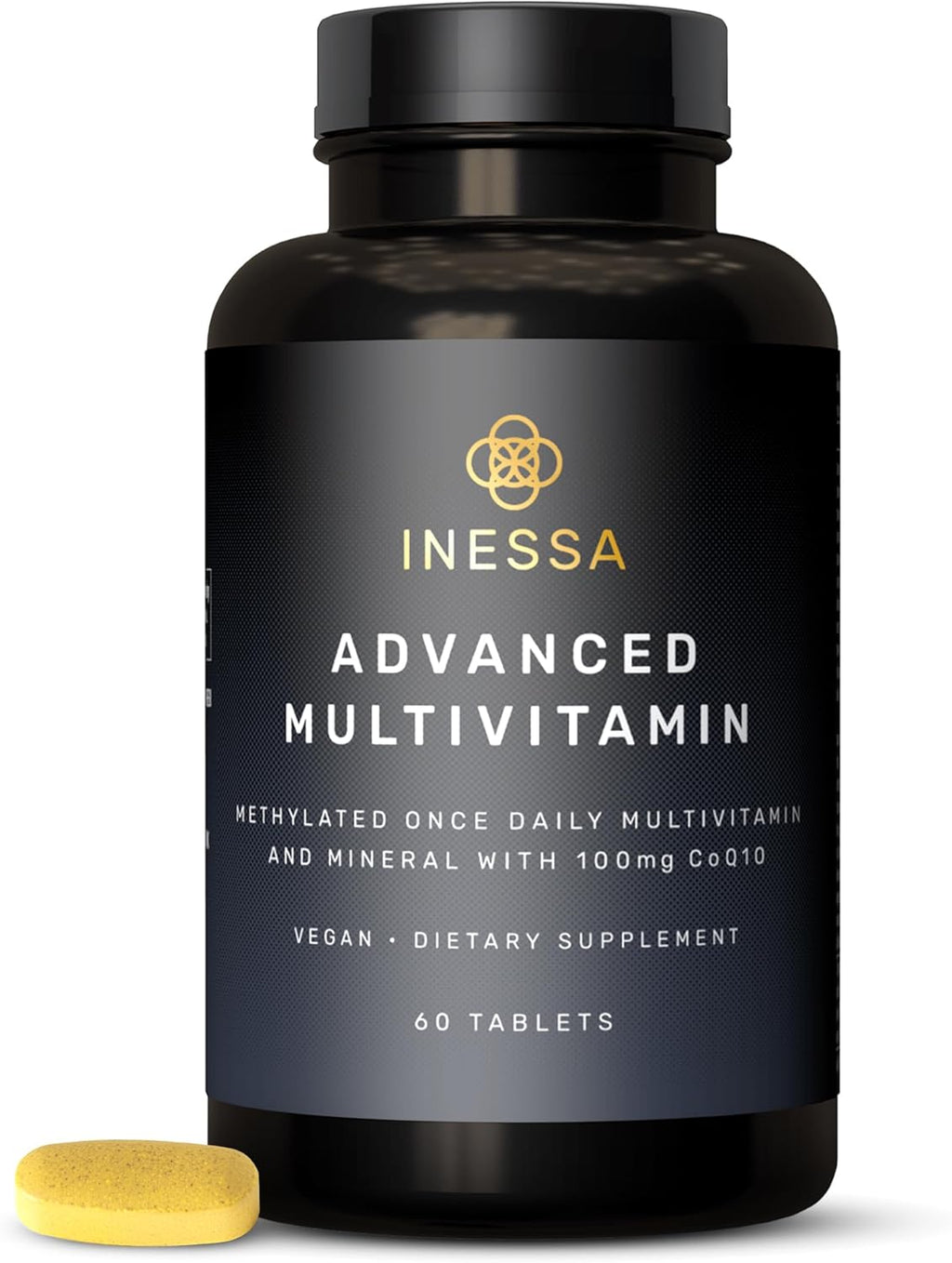 Inessa Advanced Multivitamin – CoQ10, D3, K2 & Full B Complex