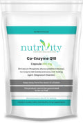 CoQ10 300mg | 60 Vegan Capsules | 2 Month Supply | High Strength Naturally Fermented Ubiquinone CoQ10 | High Absorption Antioxidant Immune Support | UK GMP Made | Nutrivity