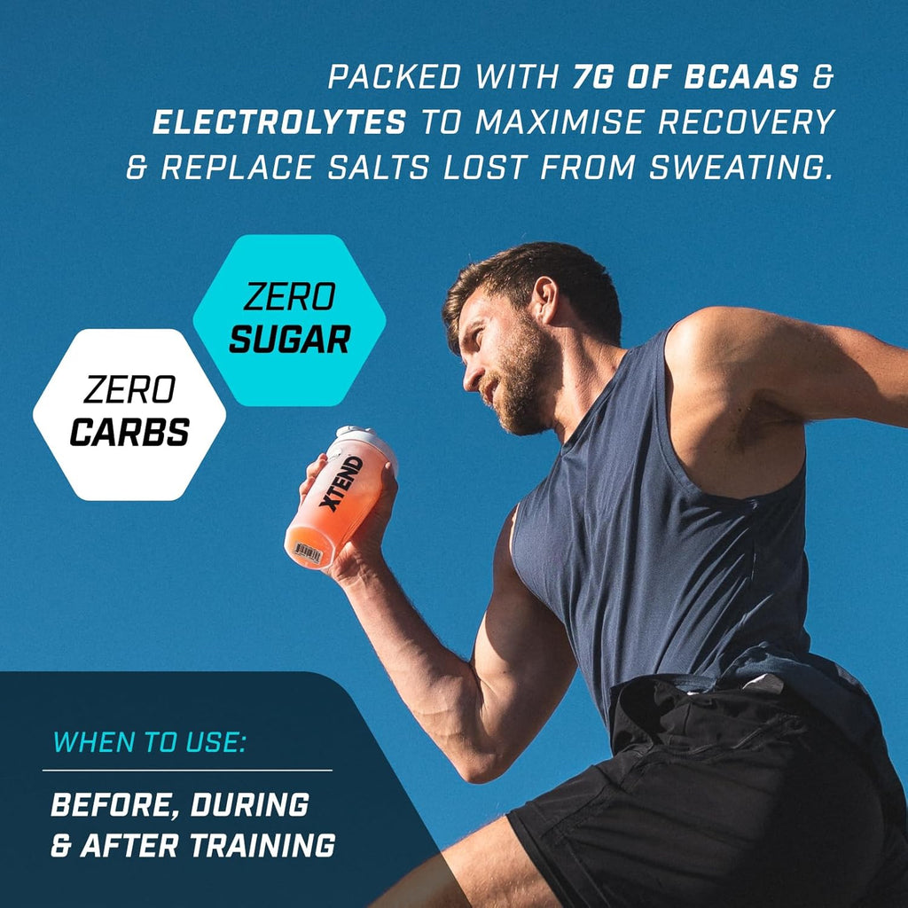 XTEND Original BCAA Powder Watermelon Explosion 90 Servings | 7g BCAAs Per Serving | Sugar Free Branched Chain Amino Acids and Electrolytes Powder for Post Workout Muscle Recovery and Hydration