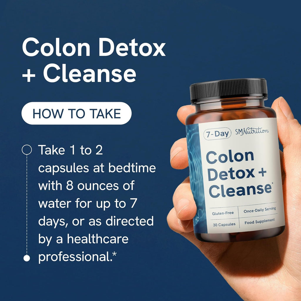 7 Day Colon Cleanse & Detox – Gut Reset with Probiotics & Aloe Vera