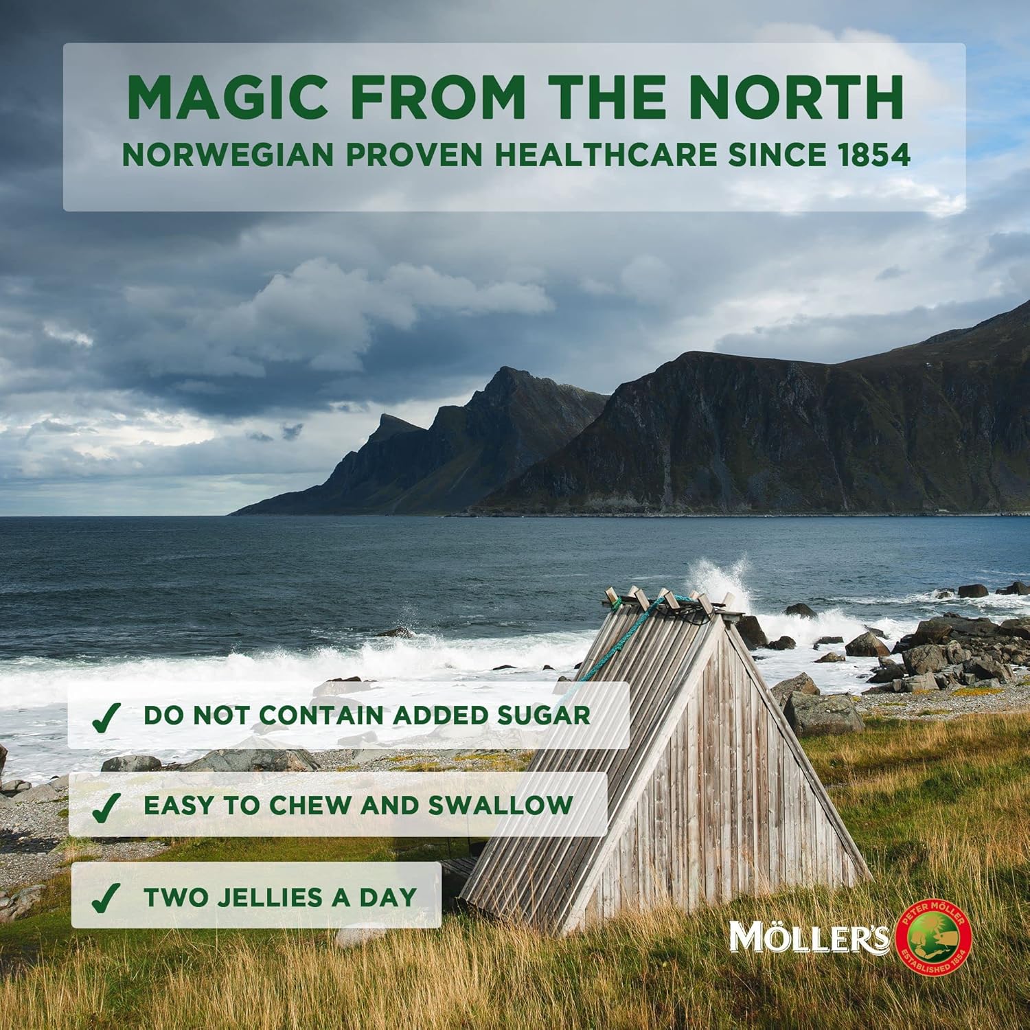 Moller’s ® | Omega 3 Jellies for Children | Cola | 72 Capsules