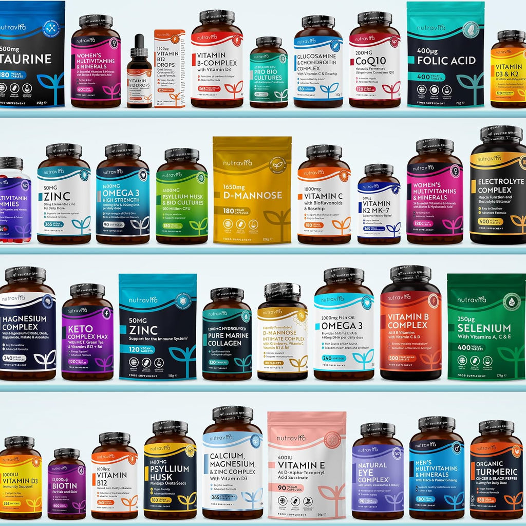 Multivitamins & Minerals – 365 Vegan Tablets, 1 Year Supply