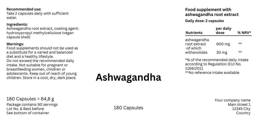 Nedvita Wellness Ashwagandha KSM-66 60 Capsules