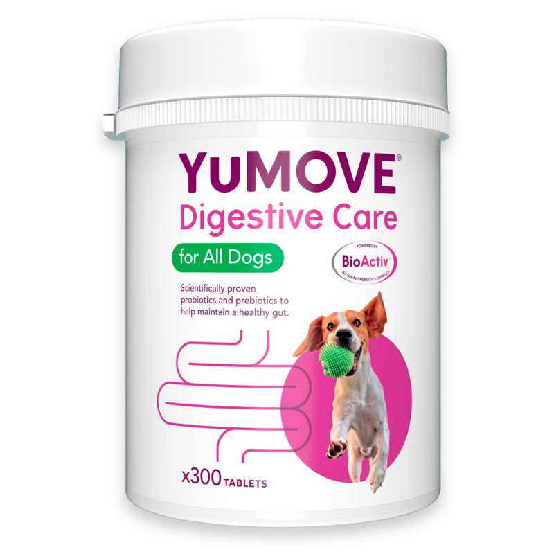YuMOVE Digestive Care for Dogs – 120 Tablets, Pre & Probiotic