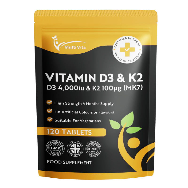 Multivita - Vitamins Health Supplements High Strength Vegan Tablets Capsules UK