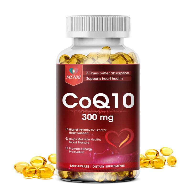 CoQ10 Coenzyme Q10 300mg – 120 Capsules, Heart & Energy Antioxidant