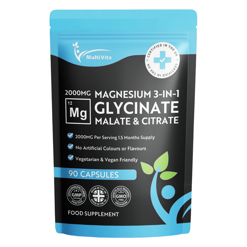 Multivita - Vitamins Health Supplements High Strength Vegan Tablets Capsules UK