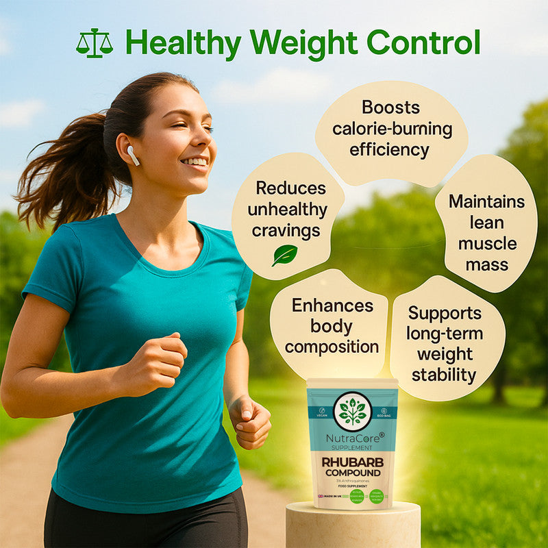 Rhubarb Compound Capsule 5000mg (3%Anthraquinones)-Weight Control, 100% Vegan
