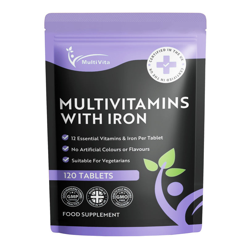 Multivita - Vitamins Health Supplements High Strength Vegan Tablets Capsules UK