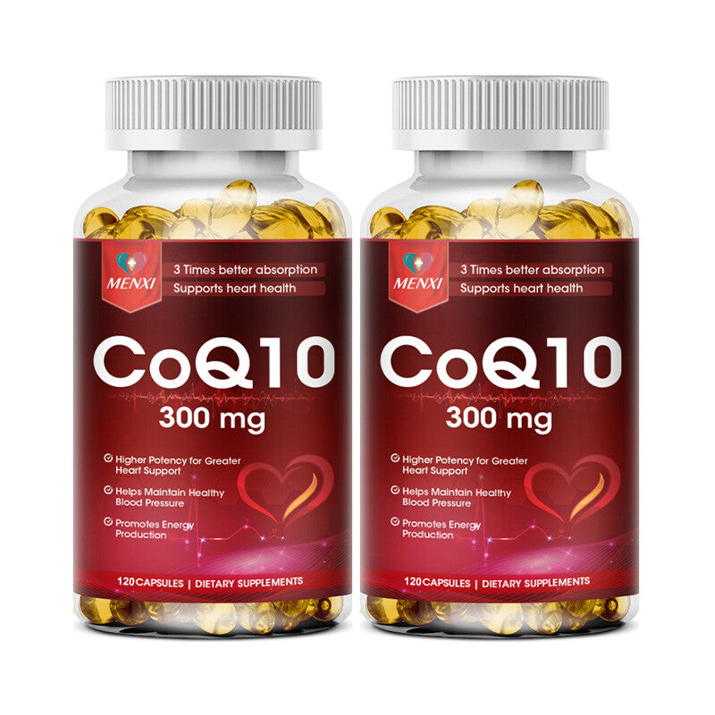 CoQ10 Coenzyme Q10 300mg – 120 Capsules, Heart & Energy Antioxidant
