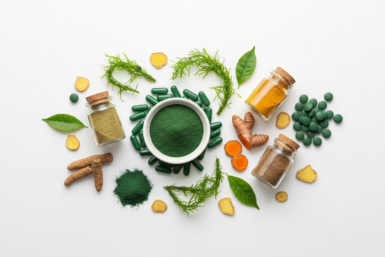 Supplement Flat Lay Hero
